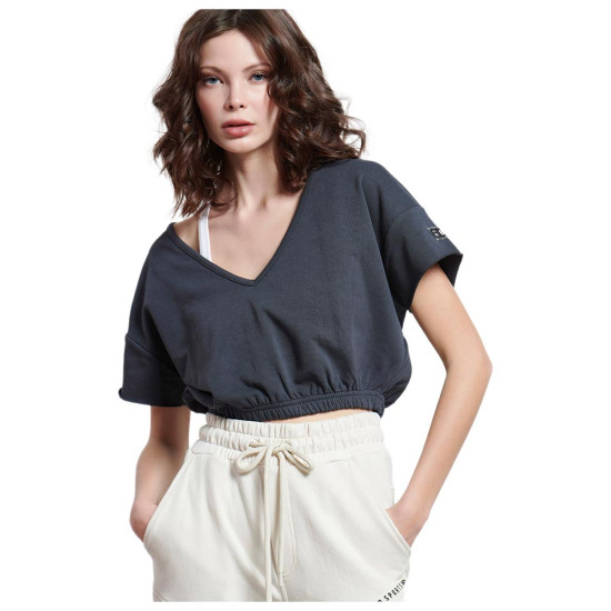 Bodytalk Γυναικεία κοντομάνικη μπλούζα Cropped